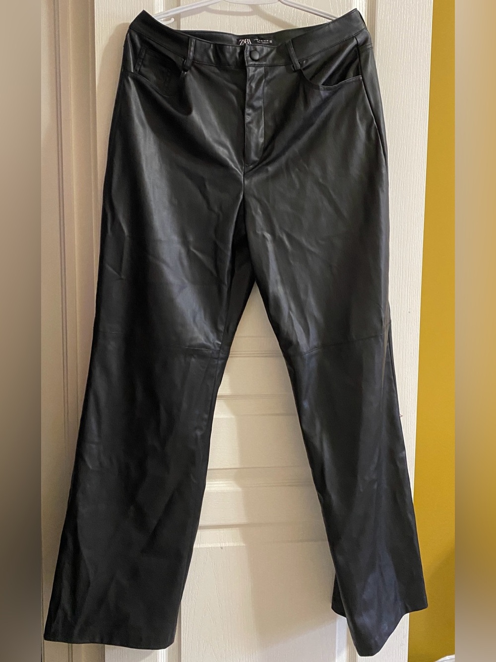 Zara Woen's Black Faux Leather pants